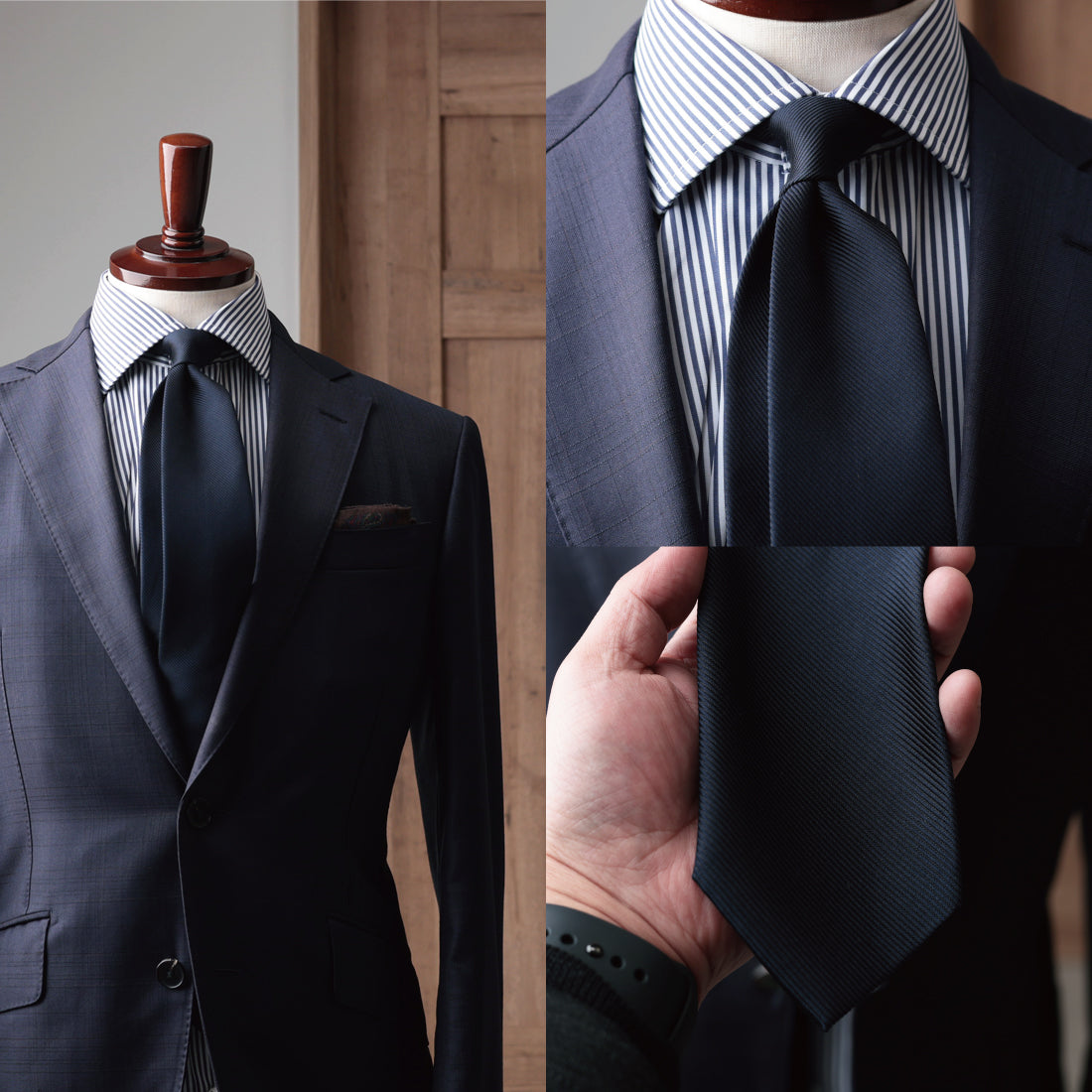 シルク 16REP 無地 ハイクオリティ