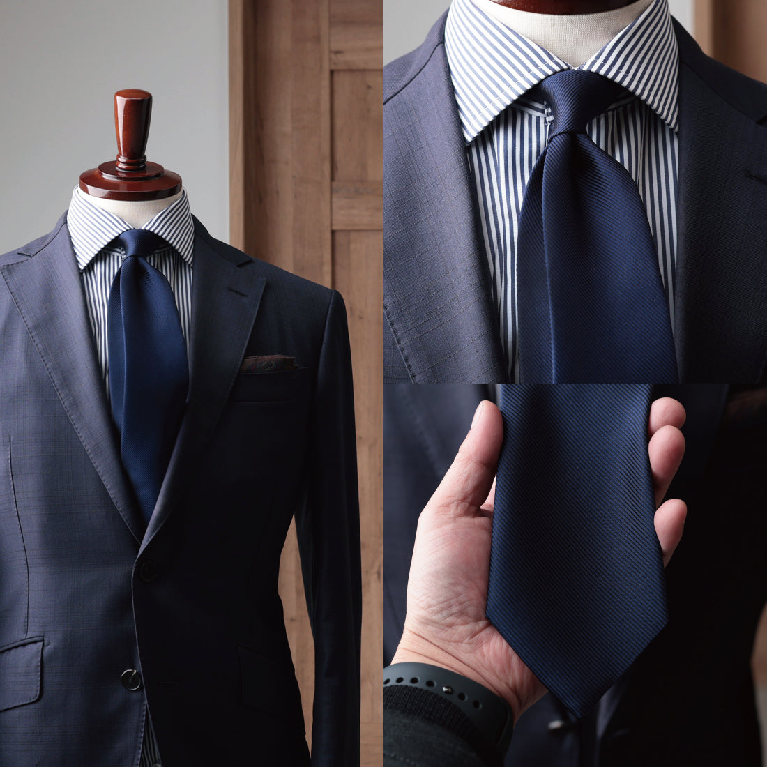 シルク 16REP 無地 ハイクオリティ