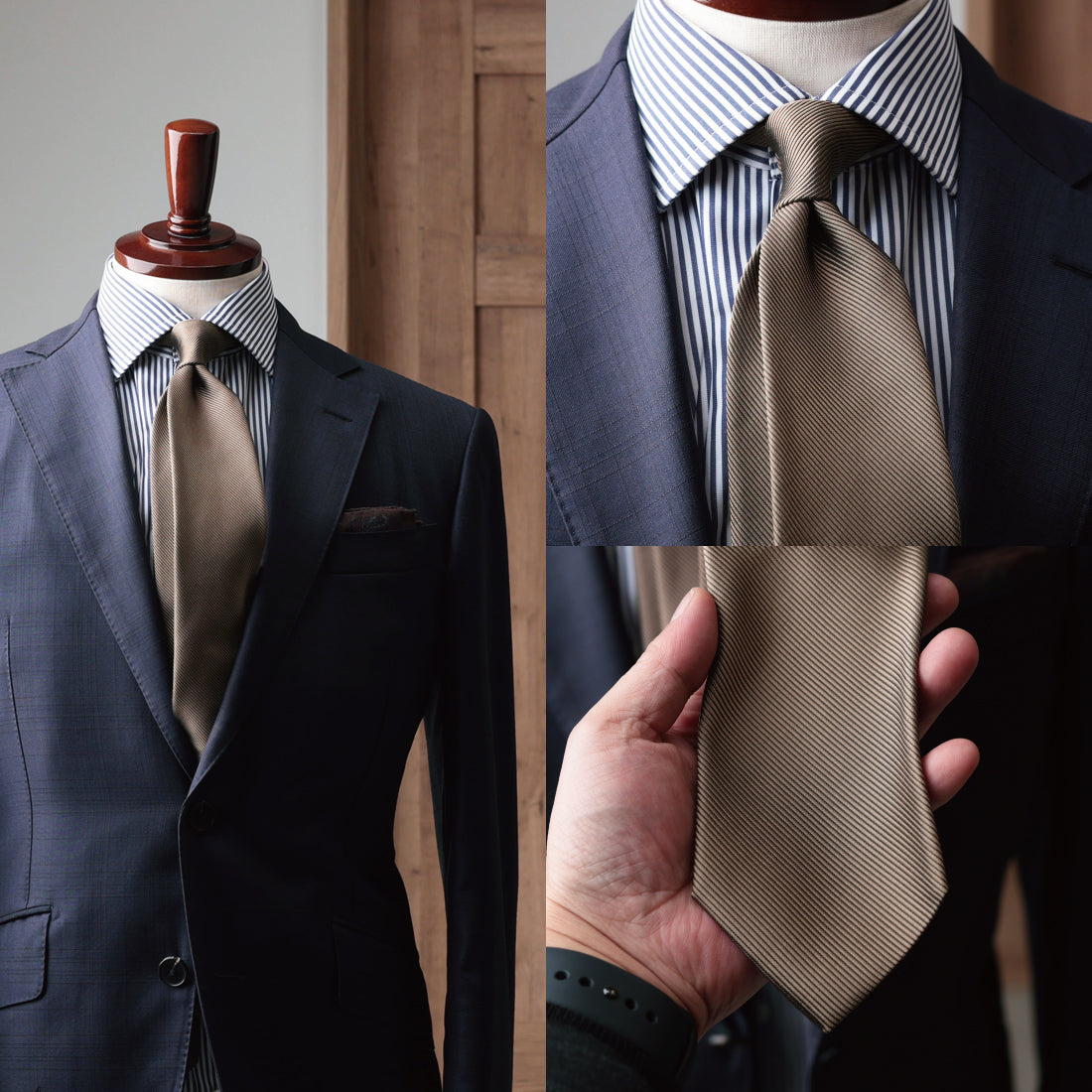 シルク 16REP 無地 ハイクオリティ