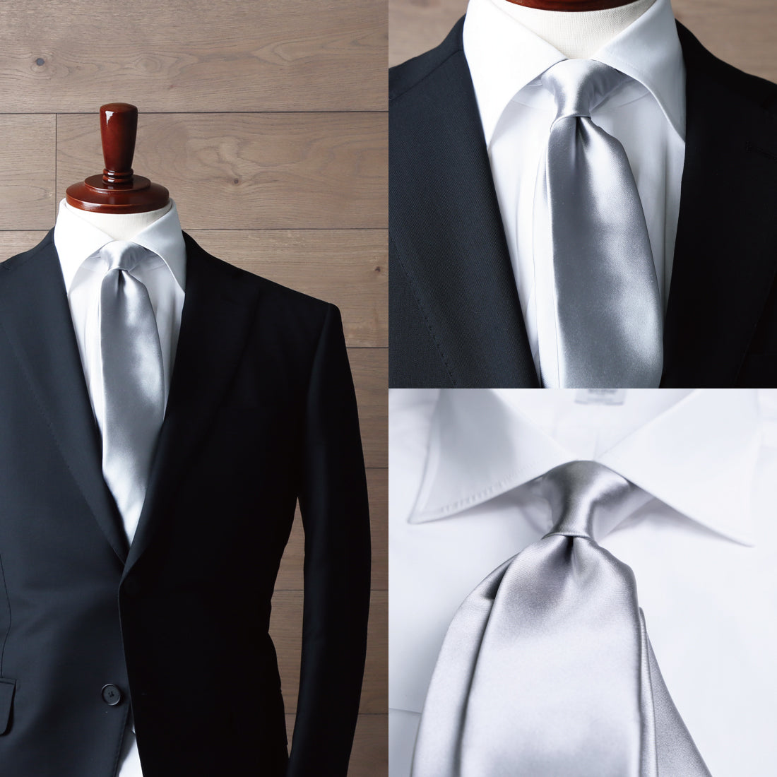 フォーマル ソリッド 高級サテン