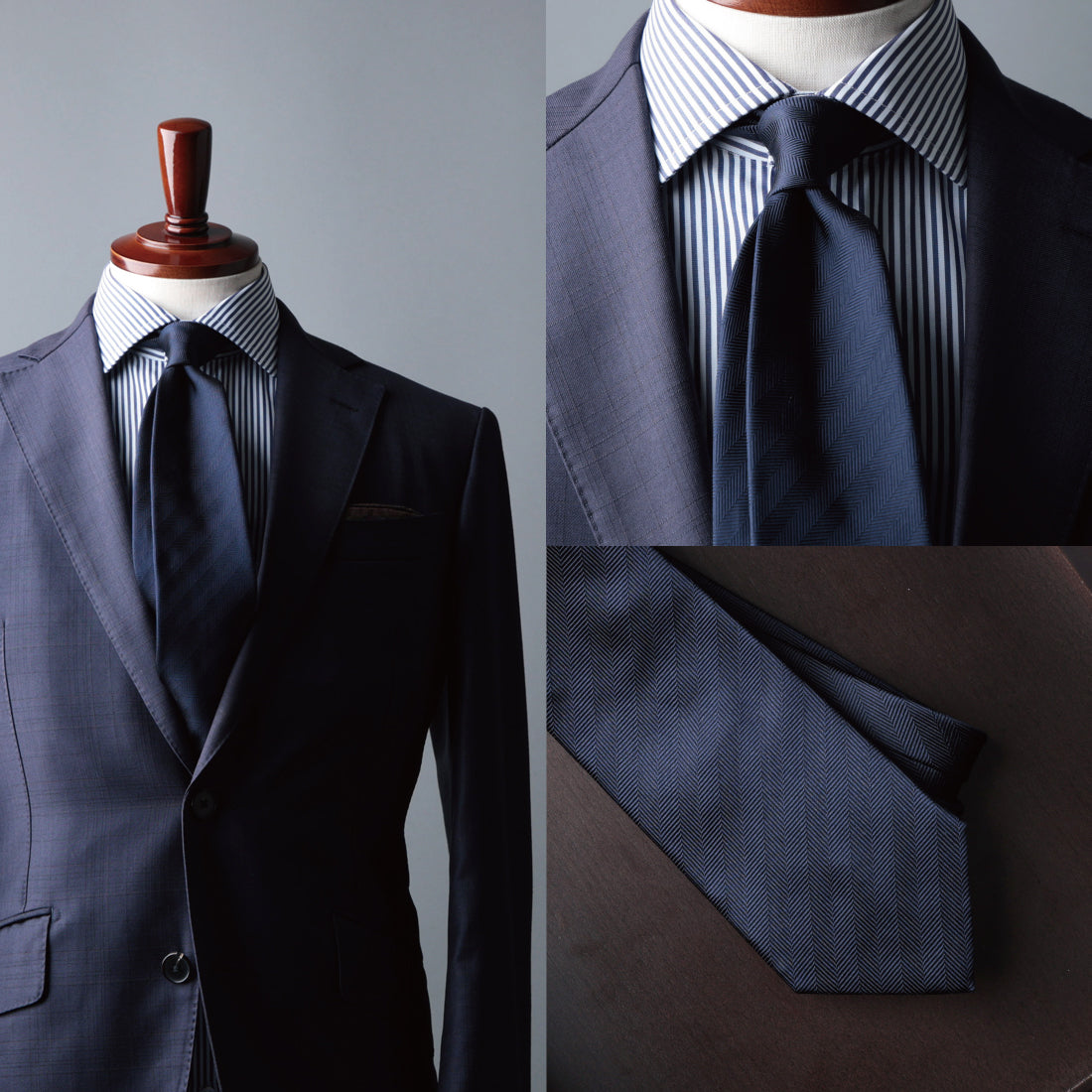 シルク ヘリンボーン