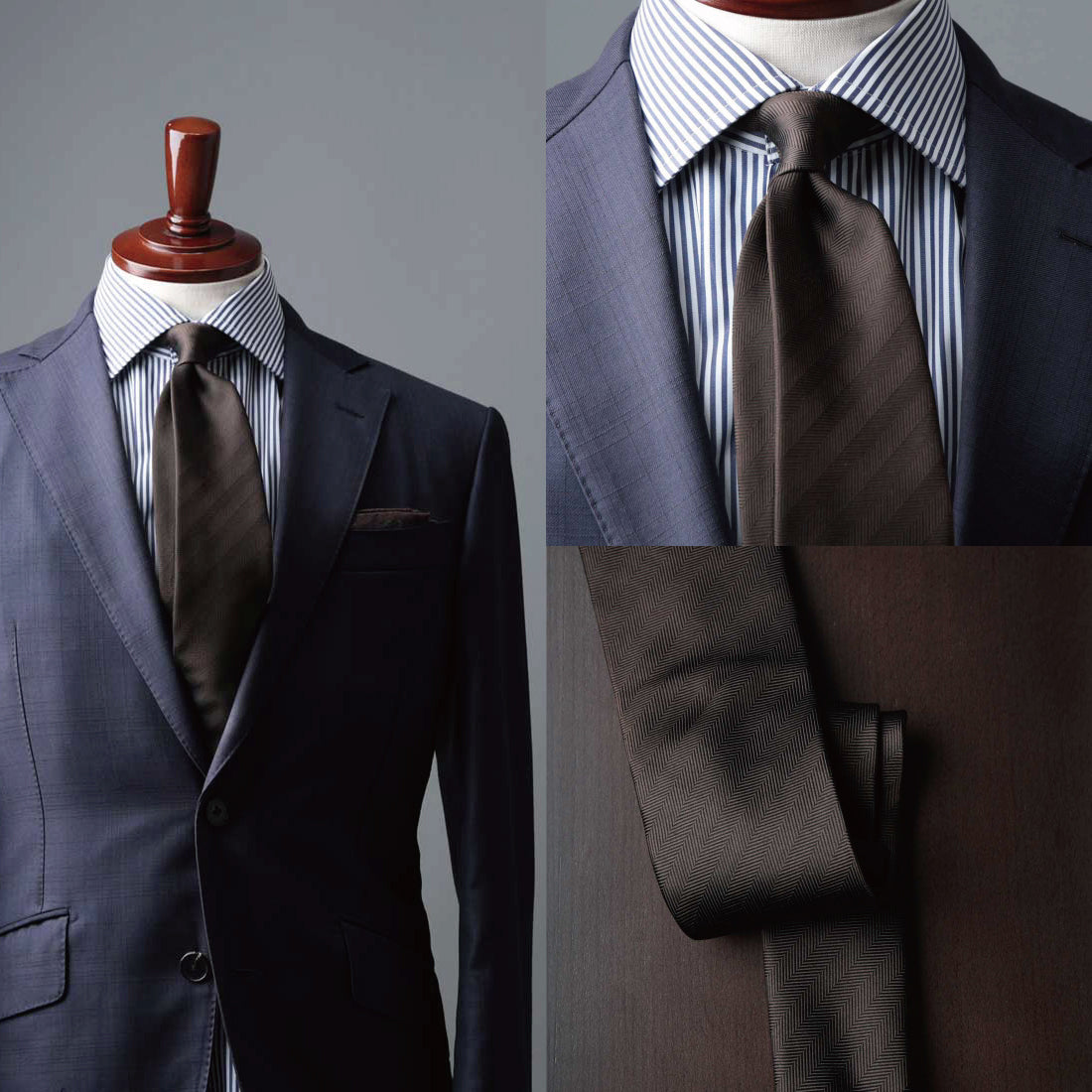 シルク ヘリンボーン