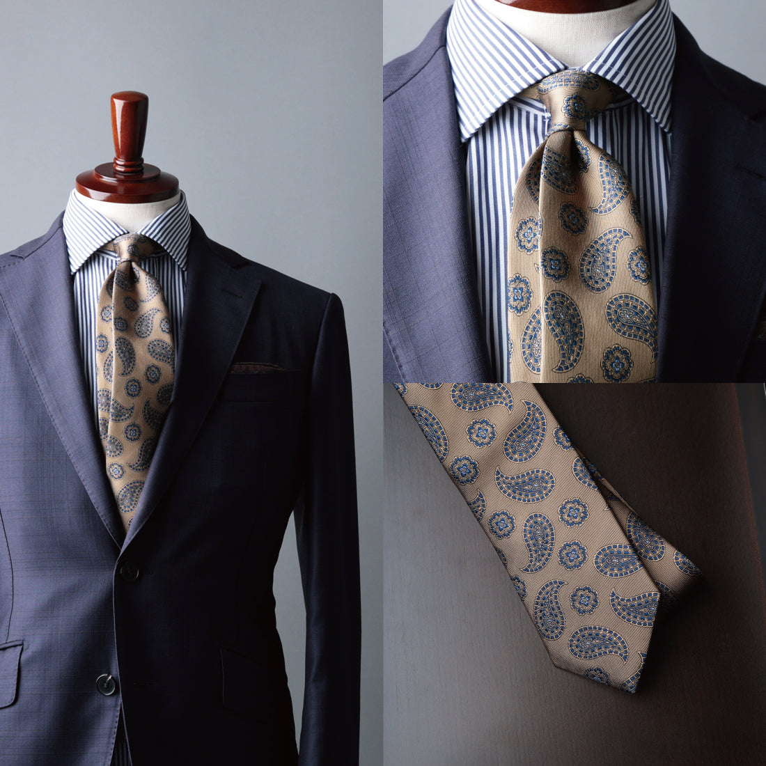 シルク ペイズリー 6colors ハイクオリティ