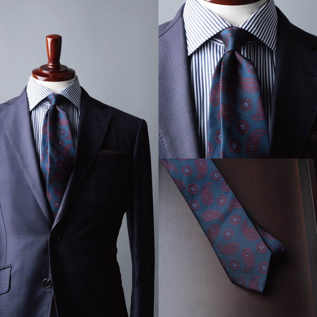 シルク ペイズリー 6colors ハイクオリティ