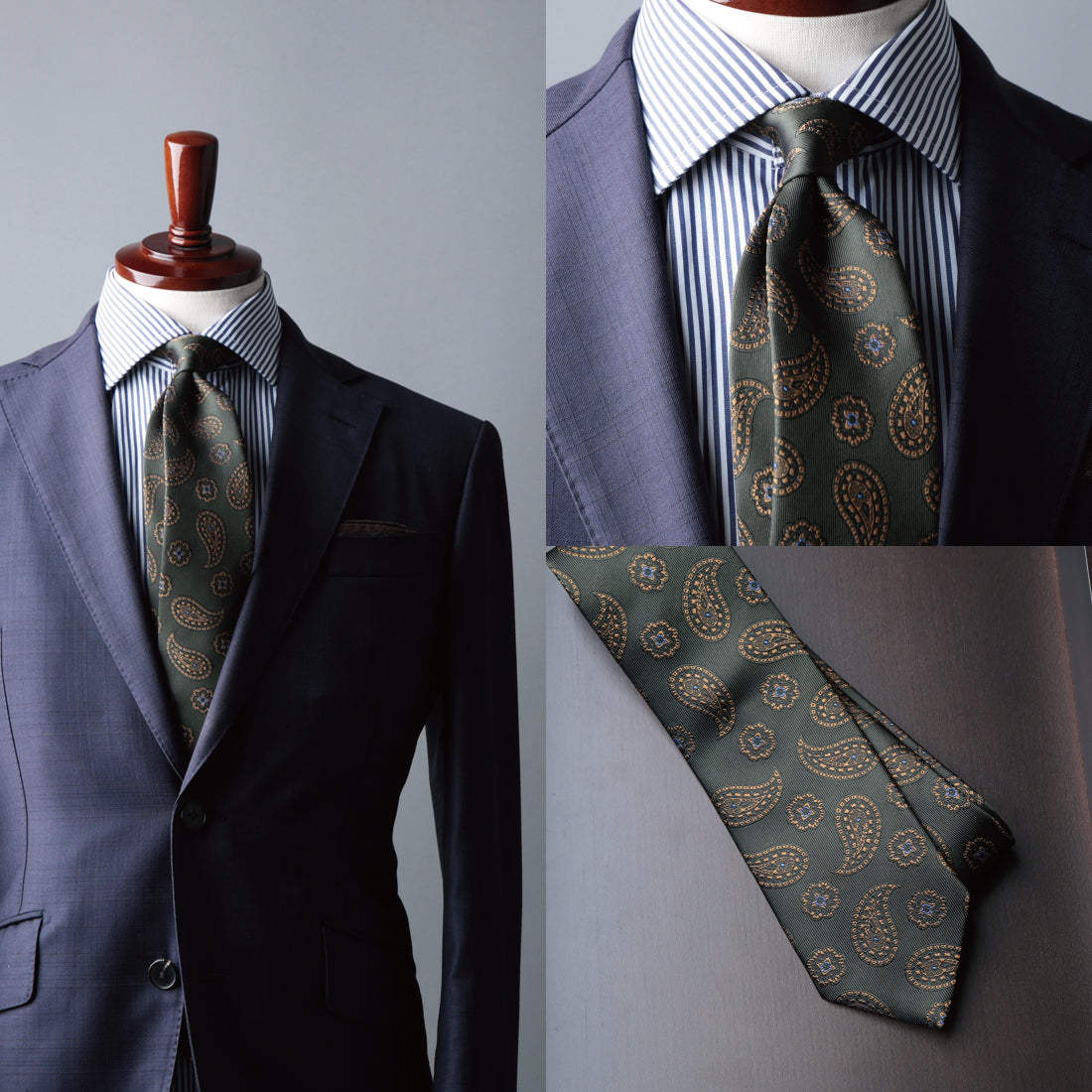 シルク ペイズリー 6colors ハイクオリティ