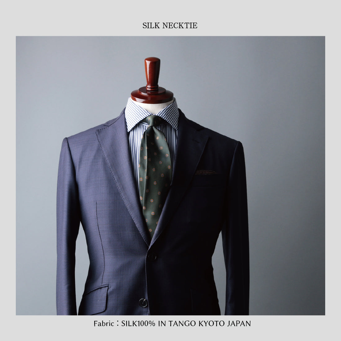 シルク 花柄 小紋 5colors