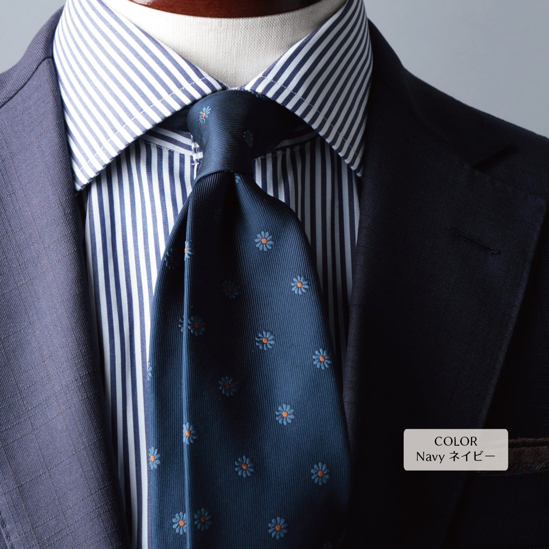 シルク 花柄 小紋 5colors