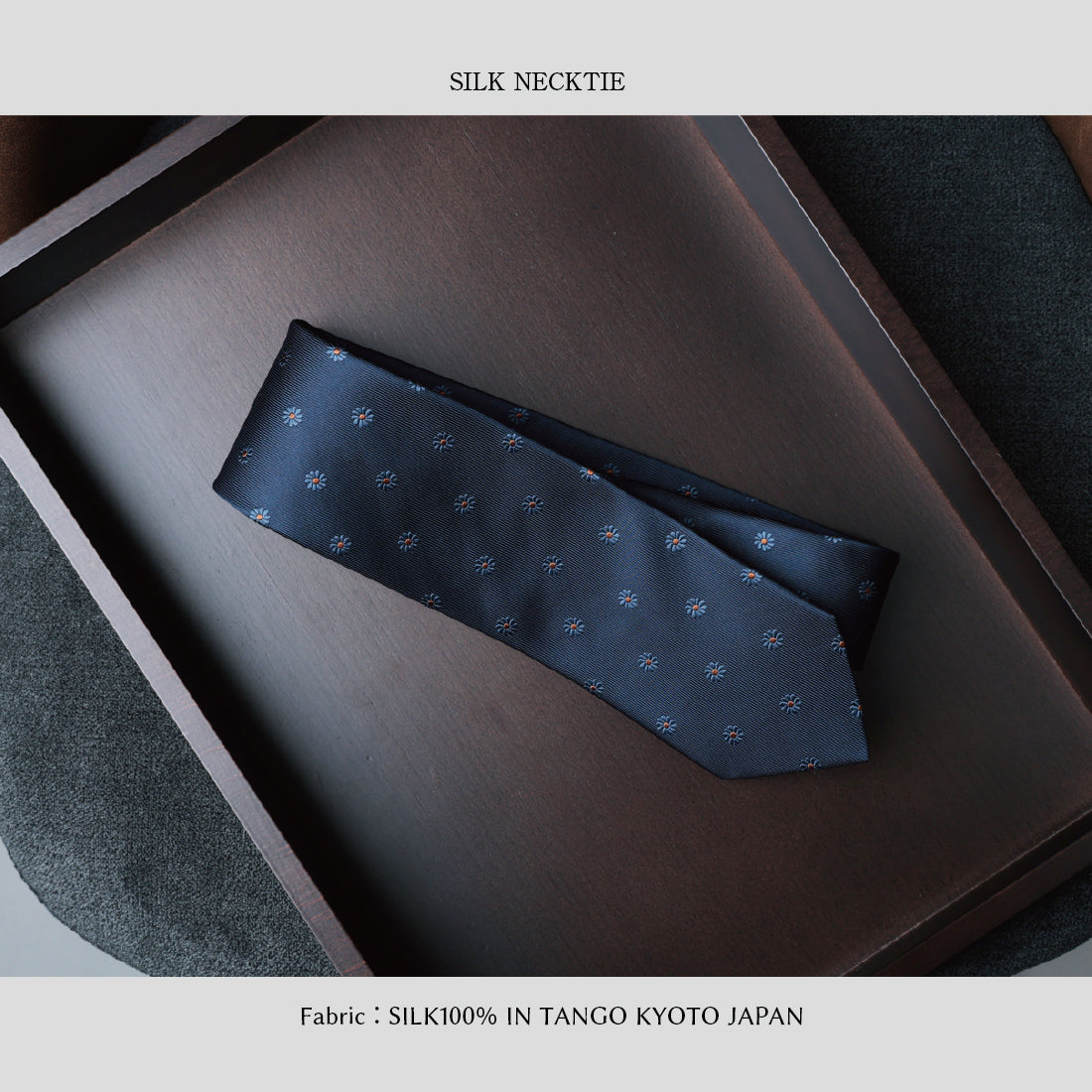 シルク 花柄 小紋 5colors