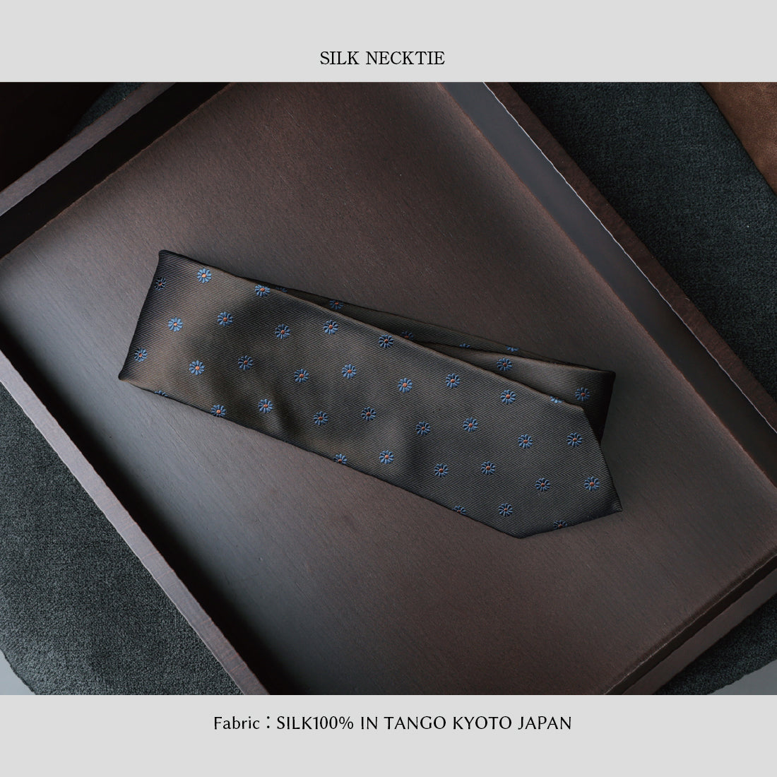 シルク 花柄 小紋 5colors