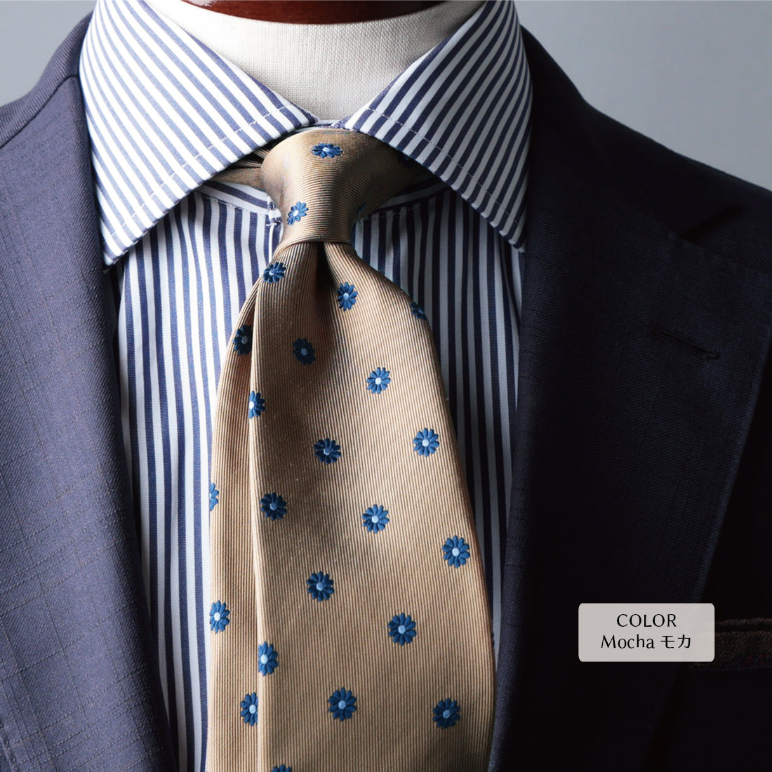 シルク 花柄 小紋 5colors