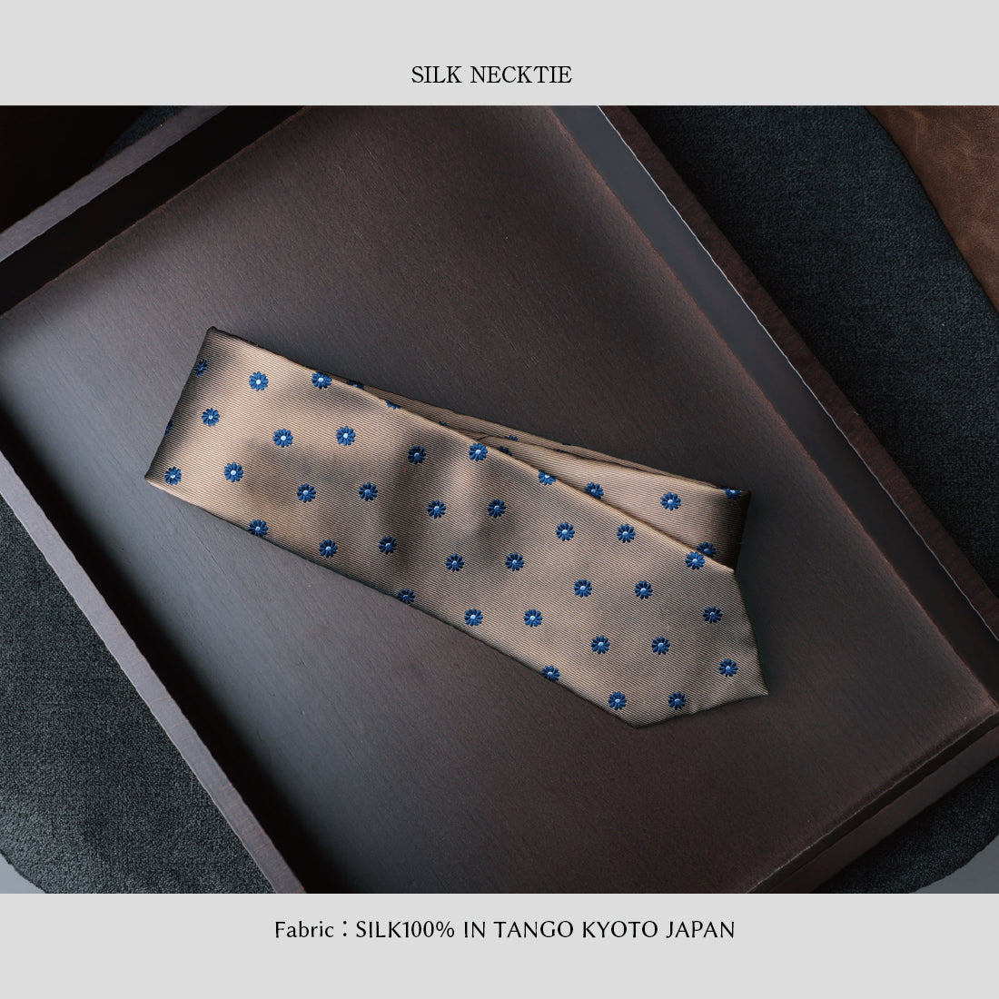 シルク 花柄 小紋 5colors