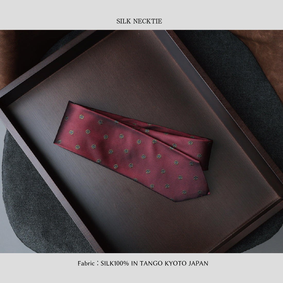 シルク 花柄 小紋 5colors