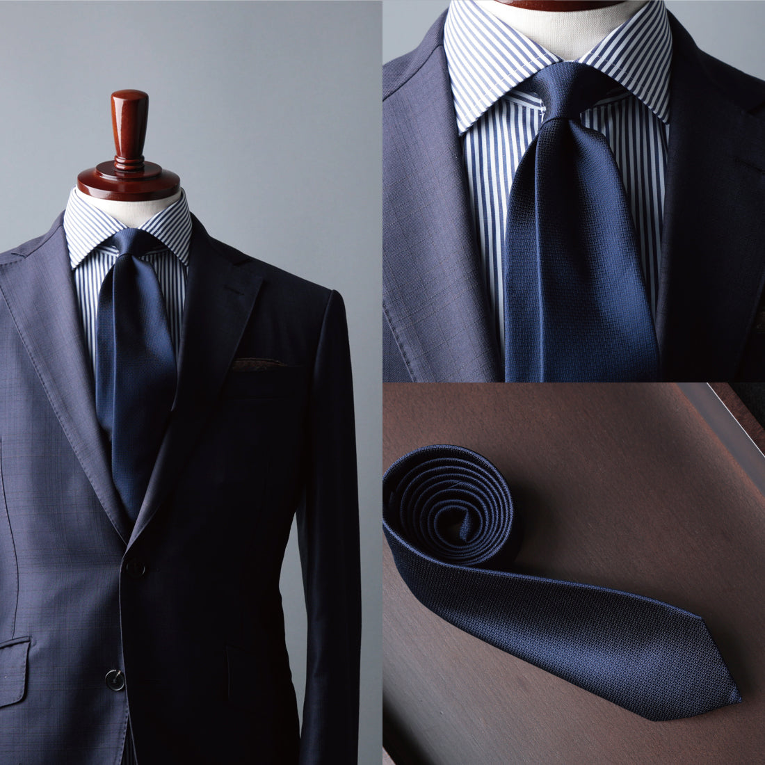 シルク ネイビーコレクション ハイクオリティ