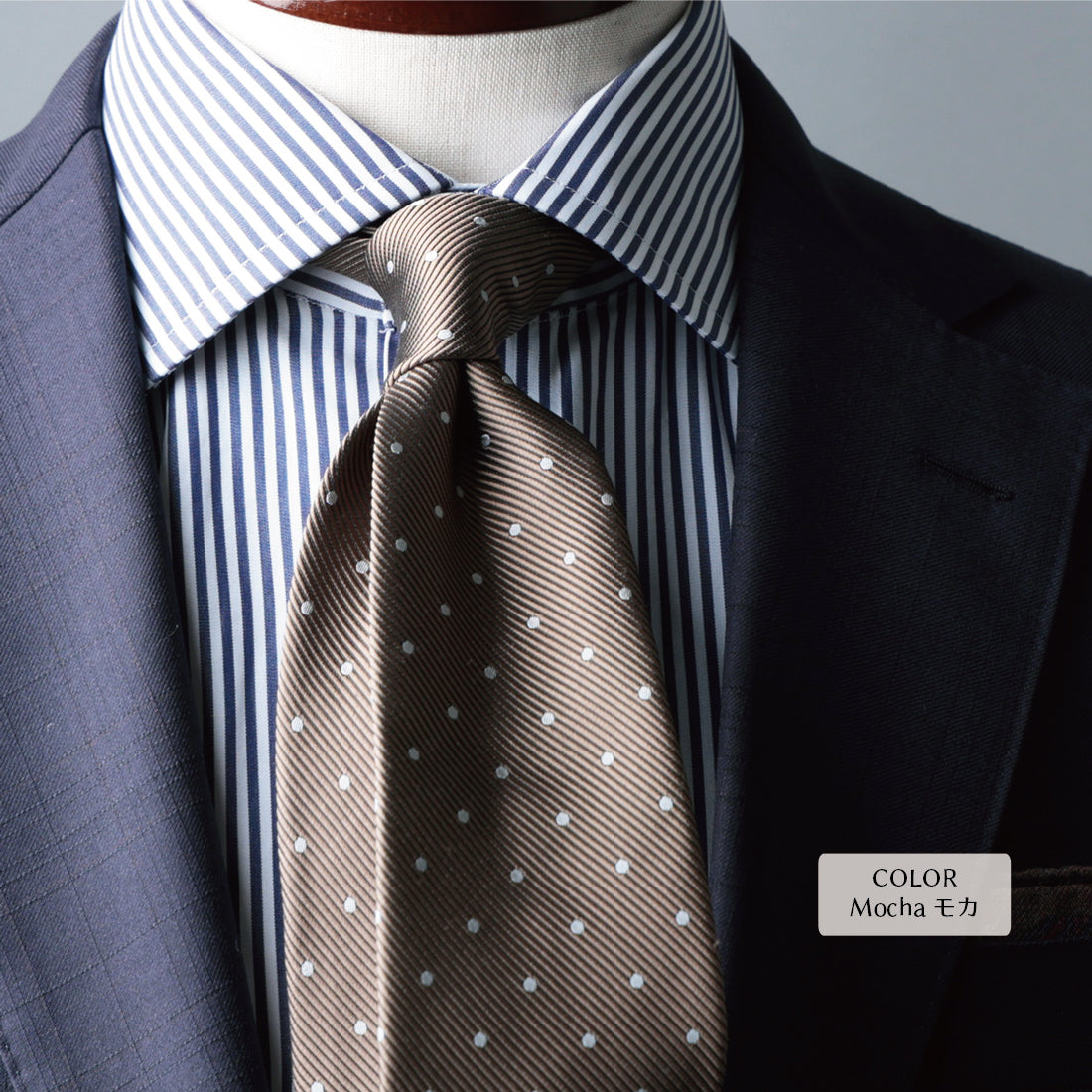 シルク レップ ドット ハイクオリティ