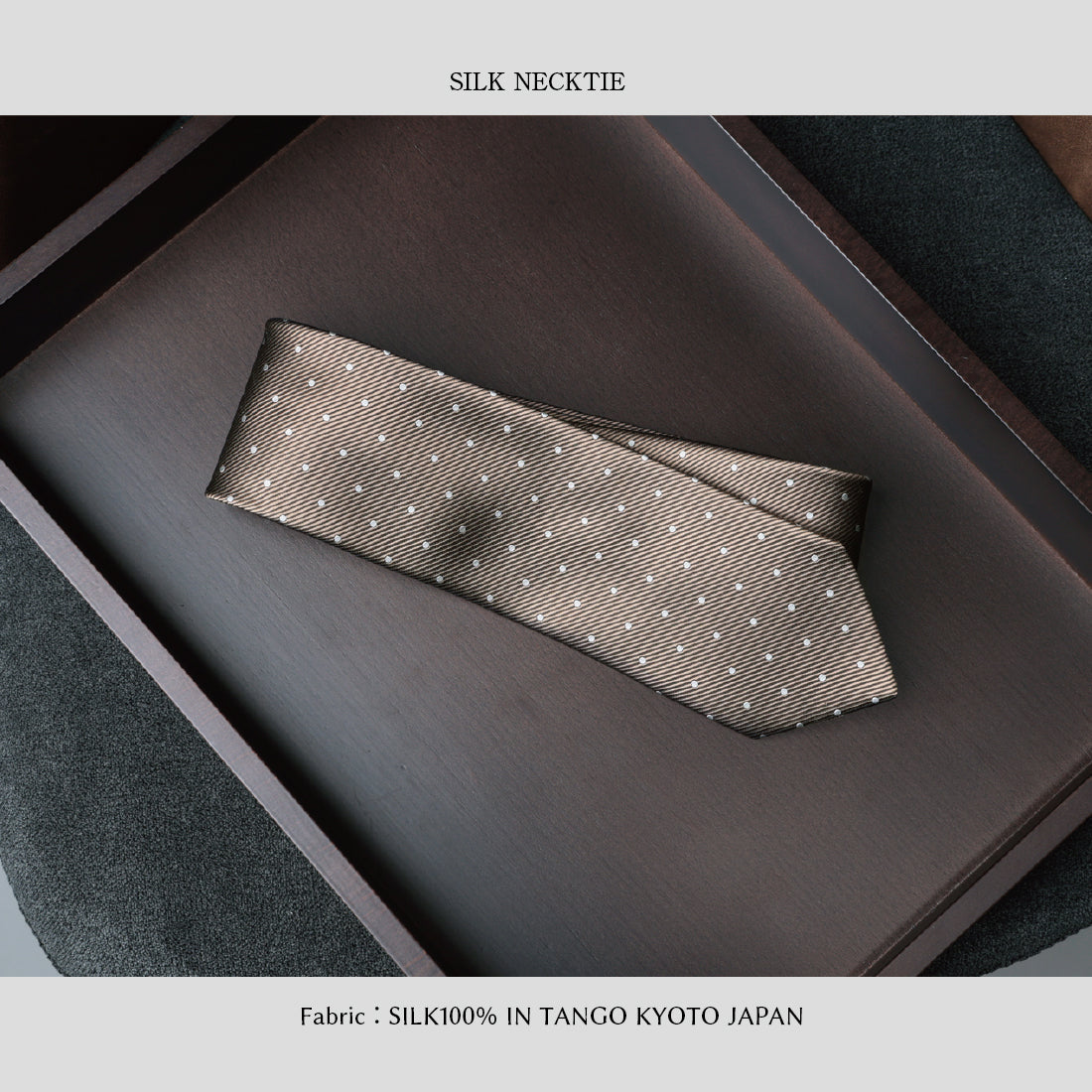 シルク レップ ドット ハイクオリティ