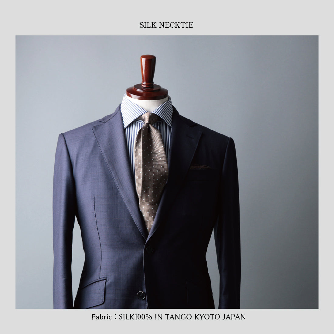 シルク レップ ドット ハイクオリティ