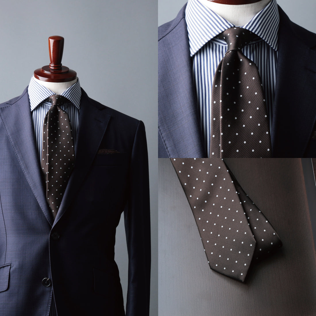 シルク レップ ドット ハイクオリティ