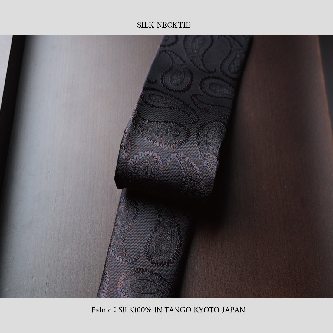 シルク 大柄 ペイズリー