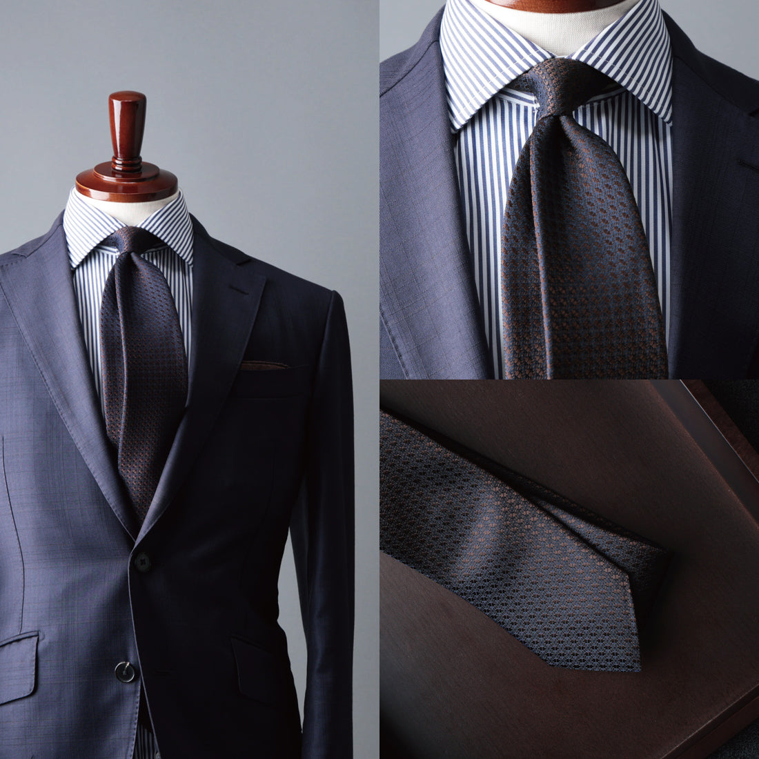 シルク マイクロパターン YAMANASHI SILK
