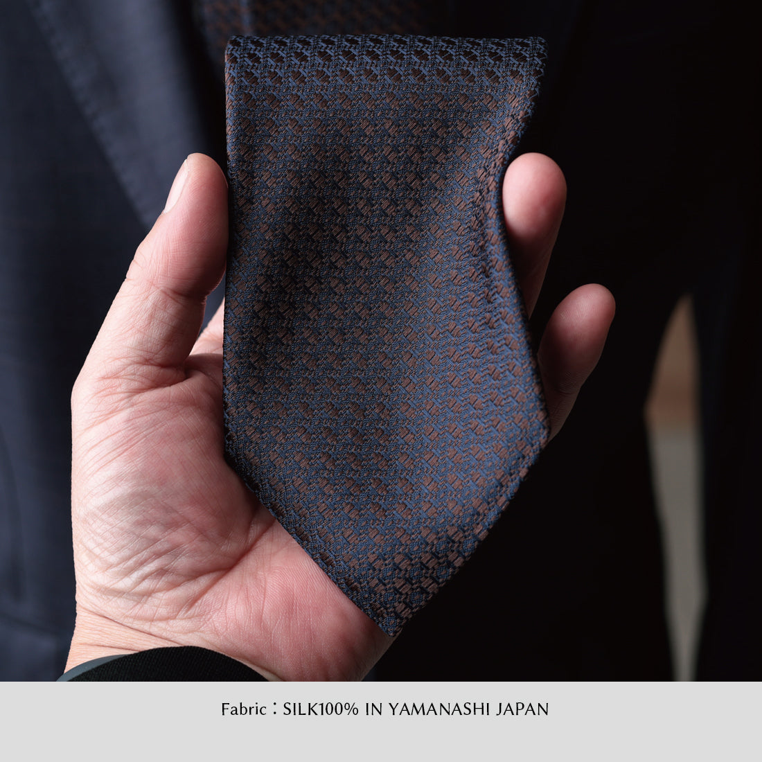シルク マイクロパターン YAMANASHI SILK