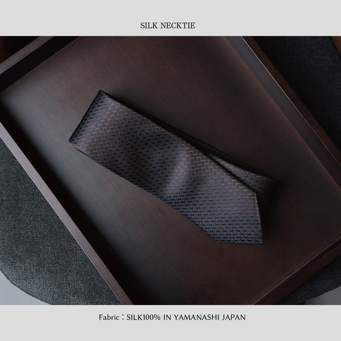 シルク マイクロパターン YAMANASHI SILK