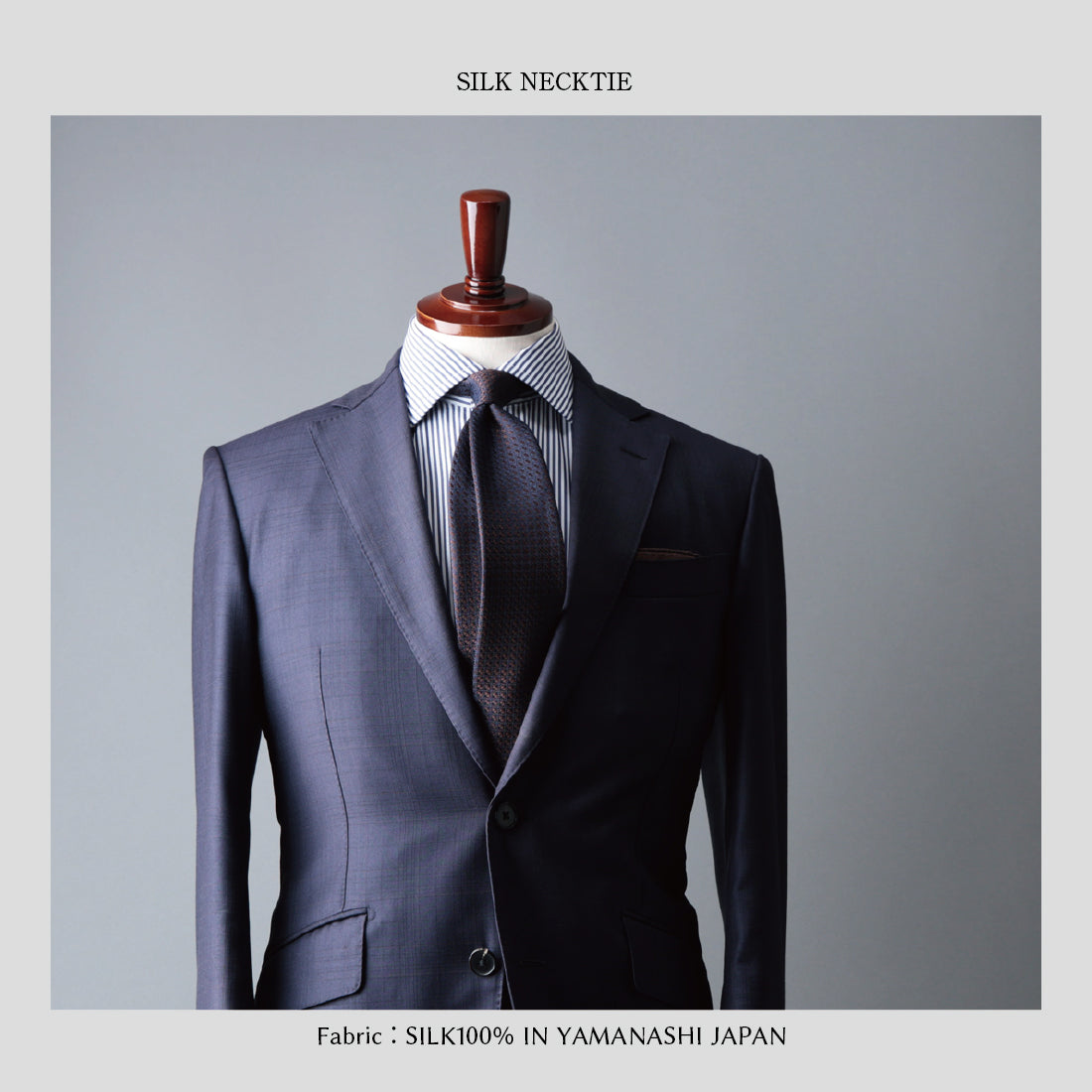 シルク マイクロパターン YAMANASHI SILK