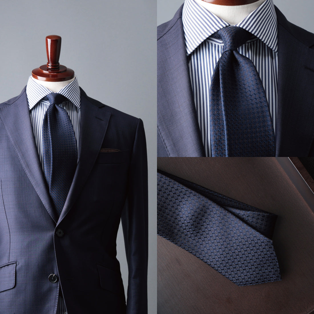 シルク マイクロパターン YAMANASHI SILK