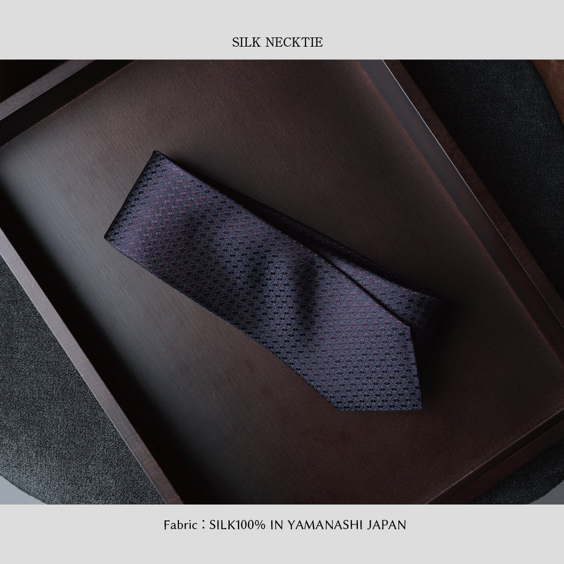 シルク マイクロパターン YAMANASHI SILK