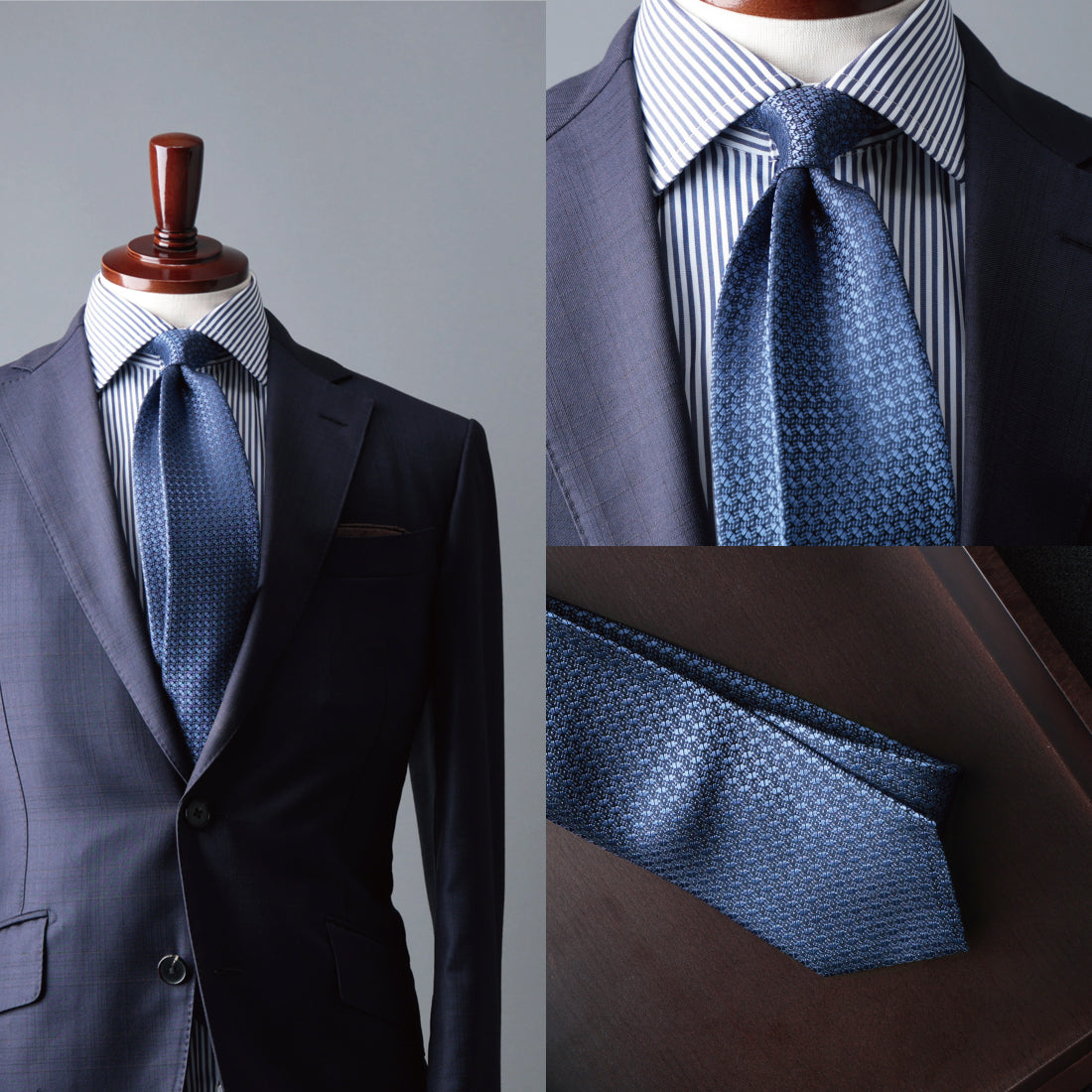 シルク マイクロパターン YAMANASHI SILK