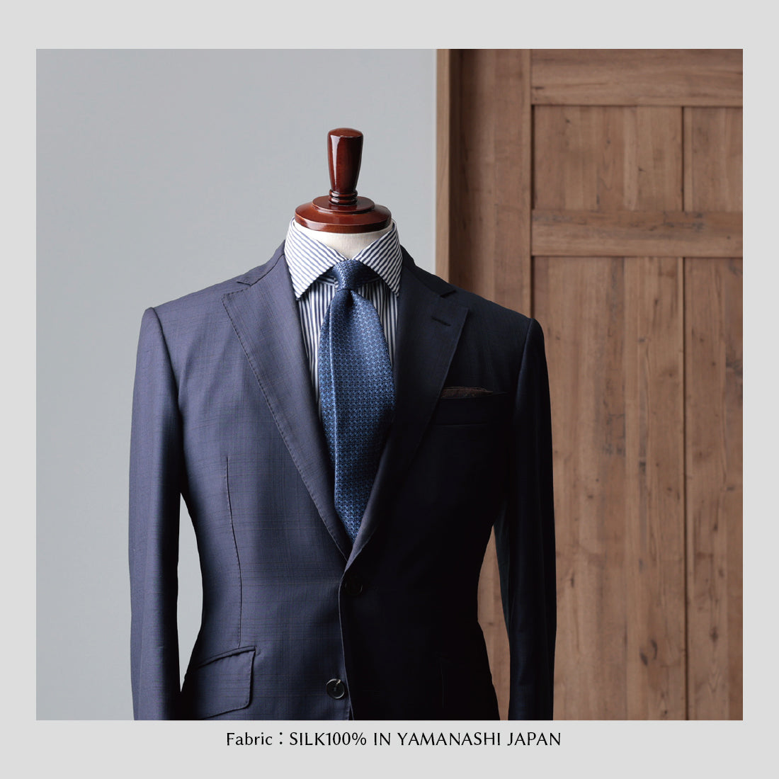 シルク マイクロパターン YAMANASHI SILK