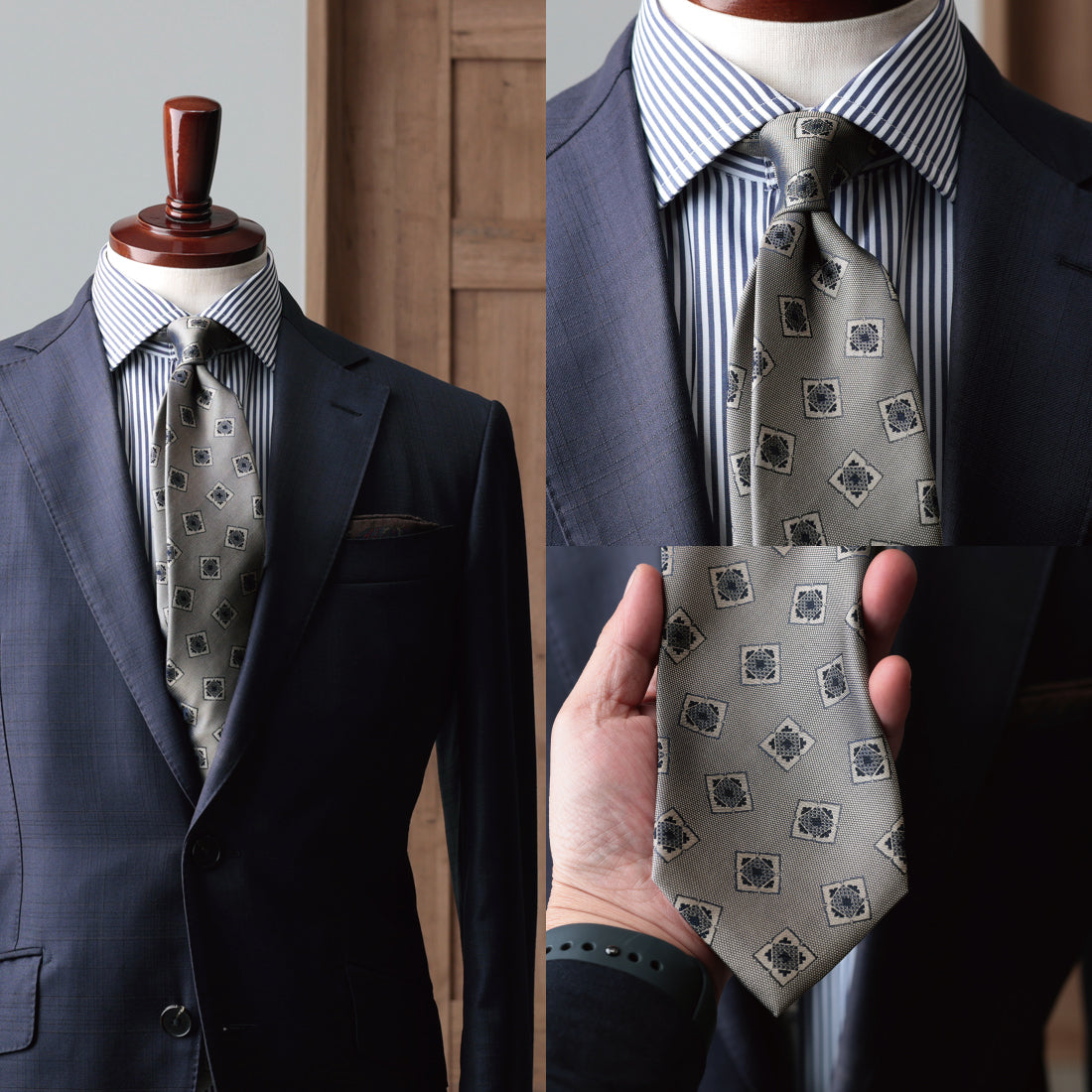 シルク 小紋 YAMANASHI SILK