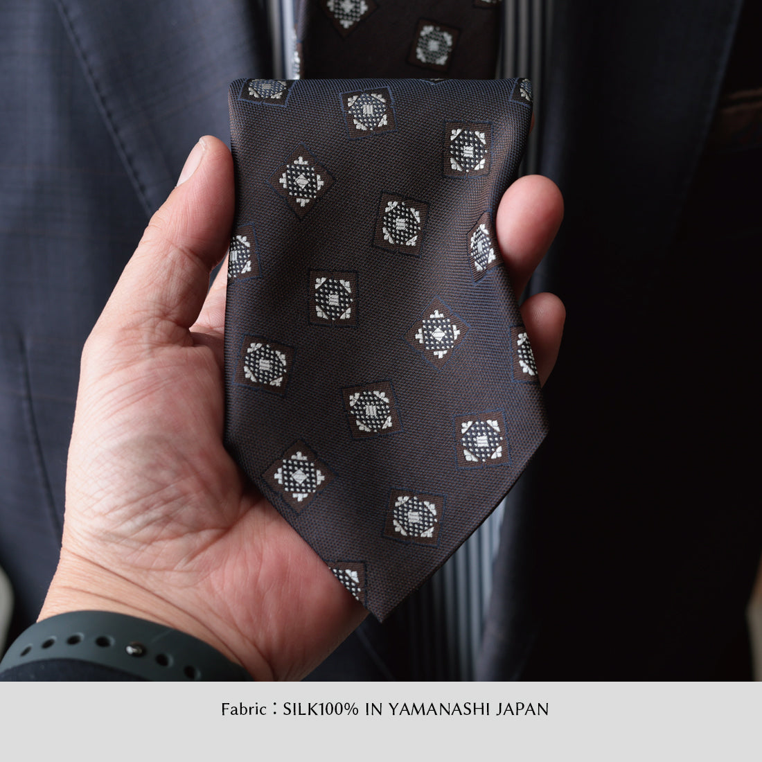 シルク 小紋 YAMANASHI SILK