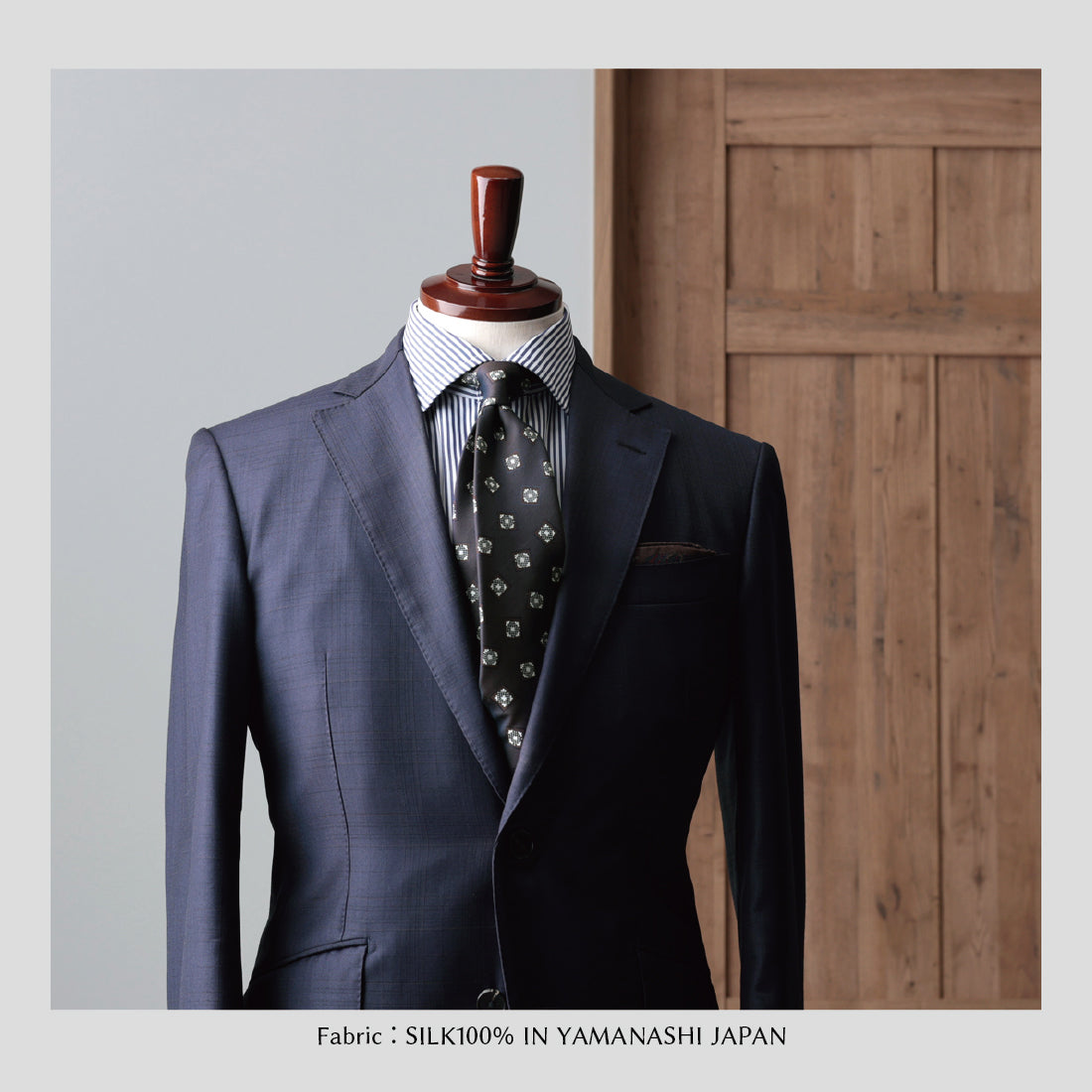 シルク 小紋 YAMANASHI SILK