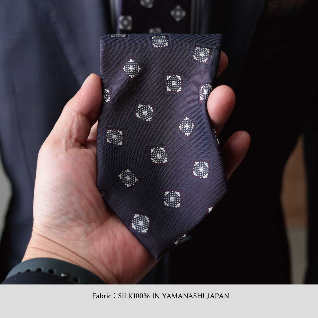 シルク 小紋 YAMANASHI SILK