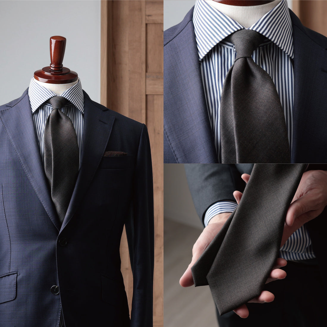 CANONICO SHARK SKIN ウール 4colors