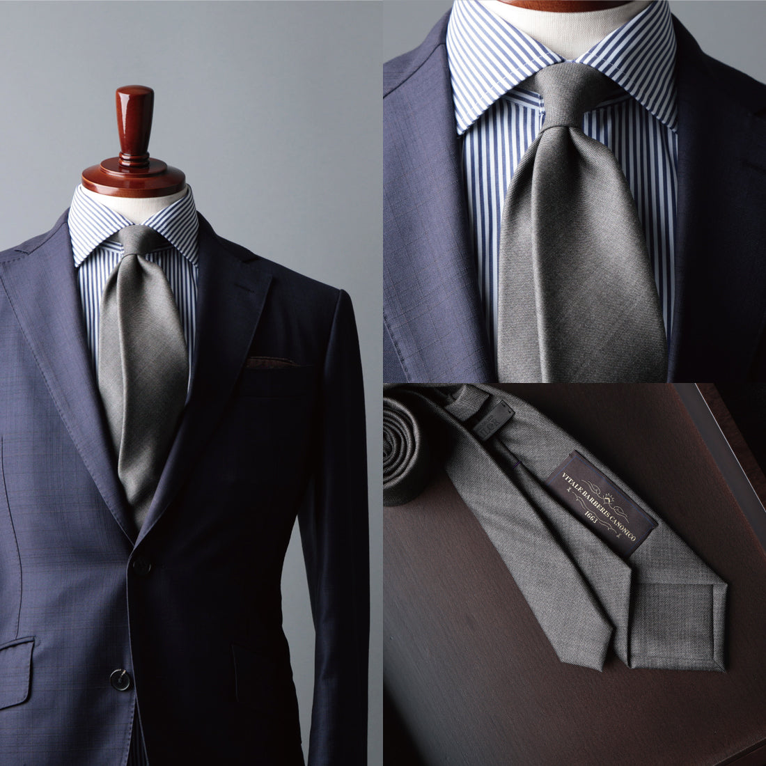 CANONICO SHARK SKIN ウール 4colors
