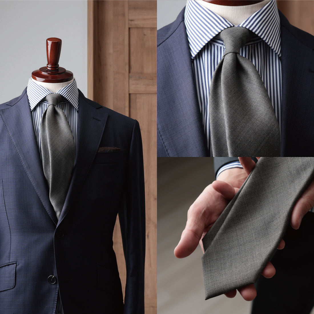 CANONICO SHARK SKIN ウール 4colors