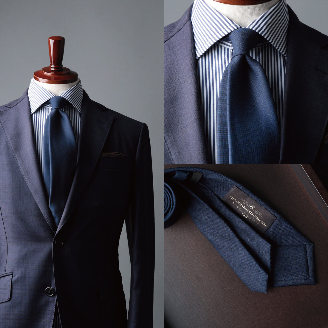 CANONICO SHARK SKIN ウール 4colors