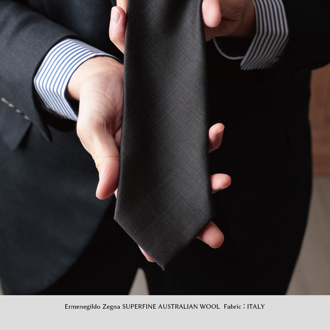 Zegna Light TRAVELLER ウール ソリッド