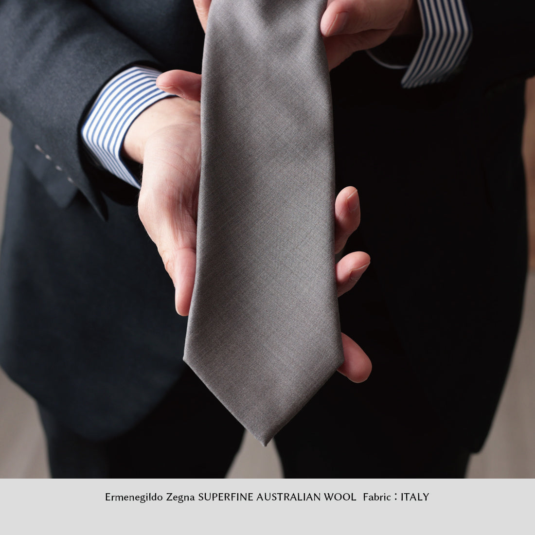 Zegna Light TRAVELLER ウール ソリッド