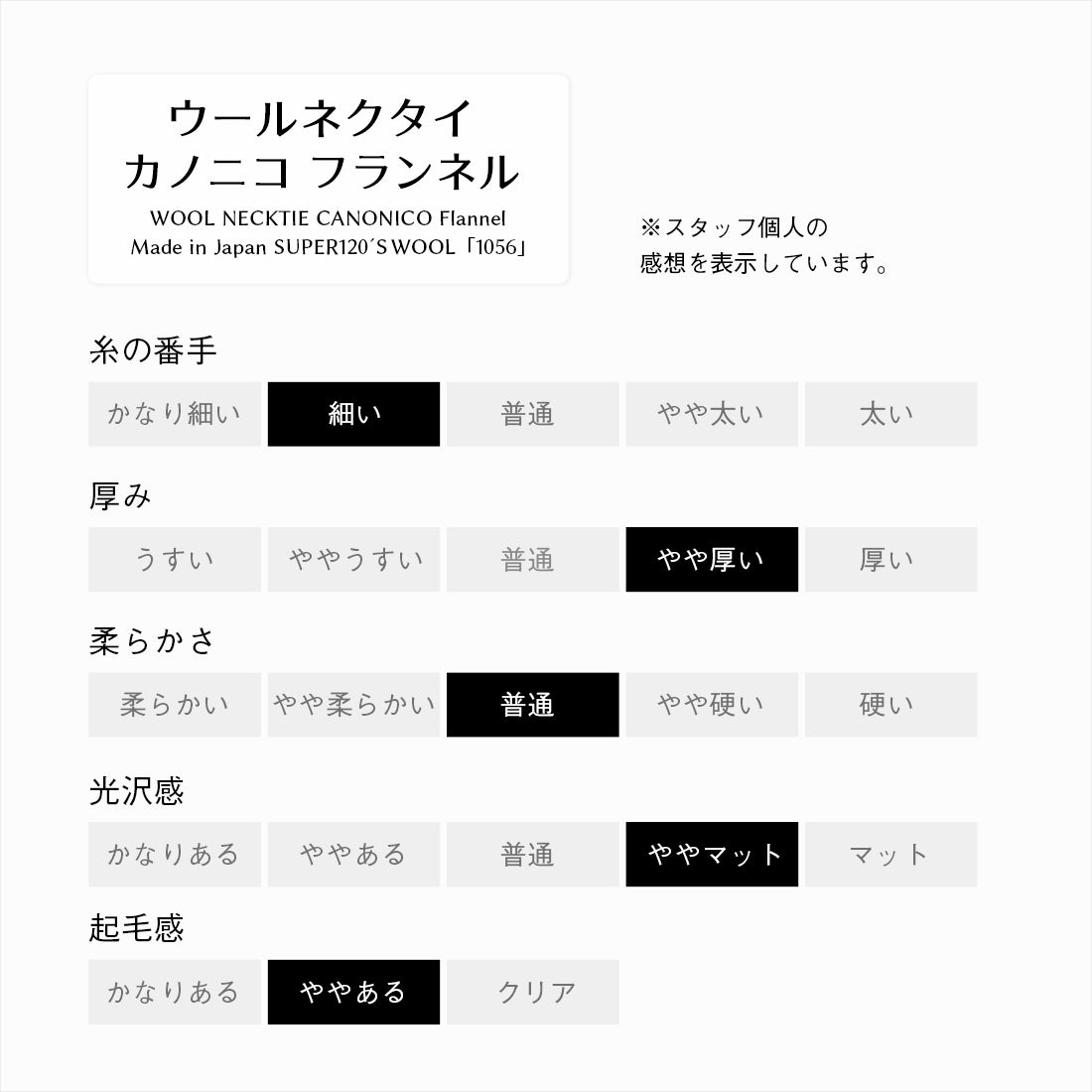 CANONICO ウール フランネル