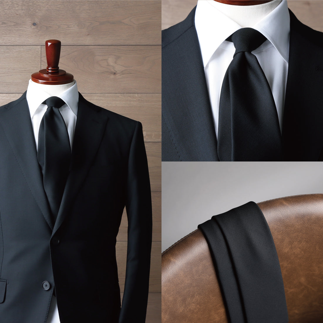 ブラック フォーマル CANONICO ウール