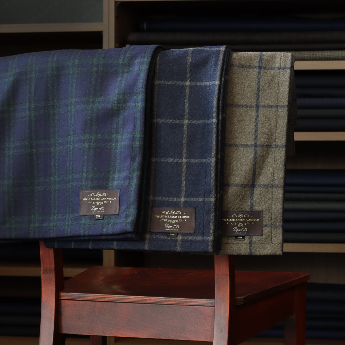 ブランケット CANONICO ウール 3variations