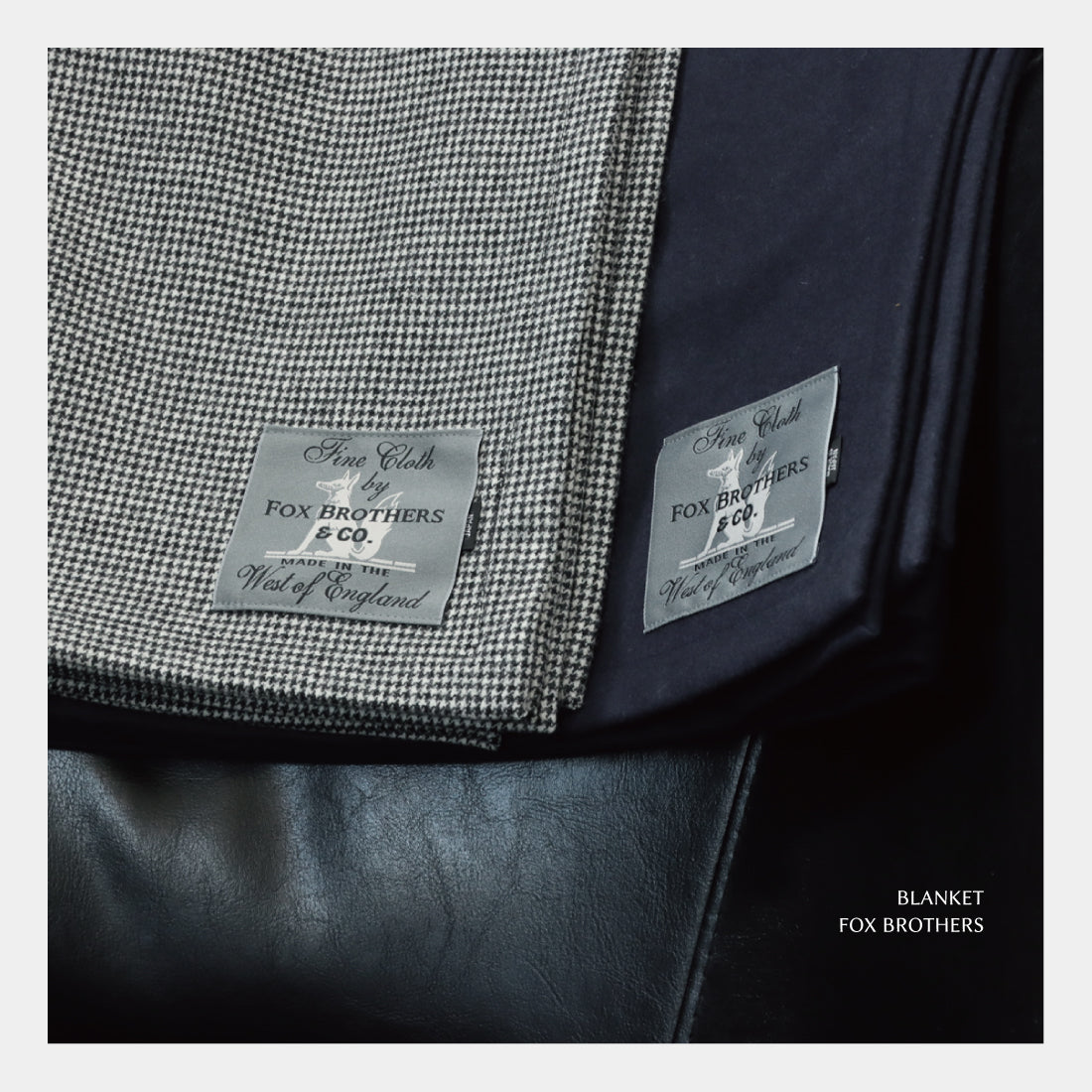 ブランケット FOX BROTHERS ウール 2colors