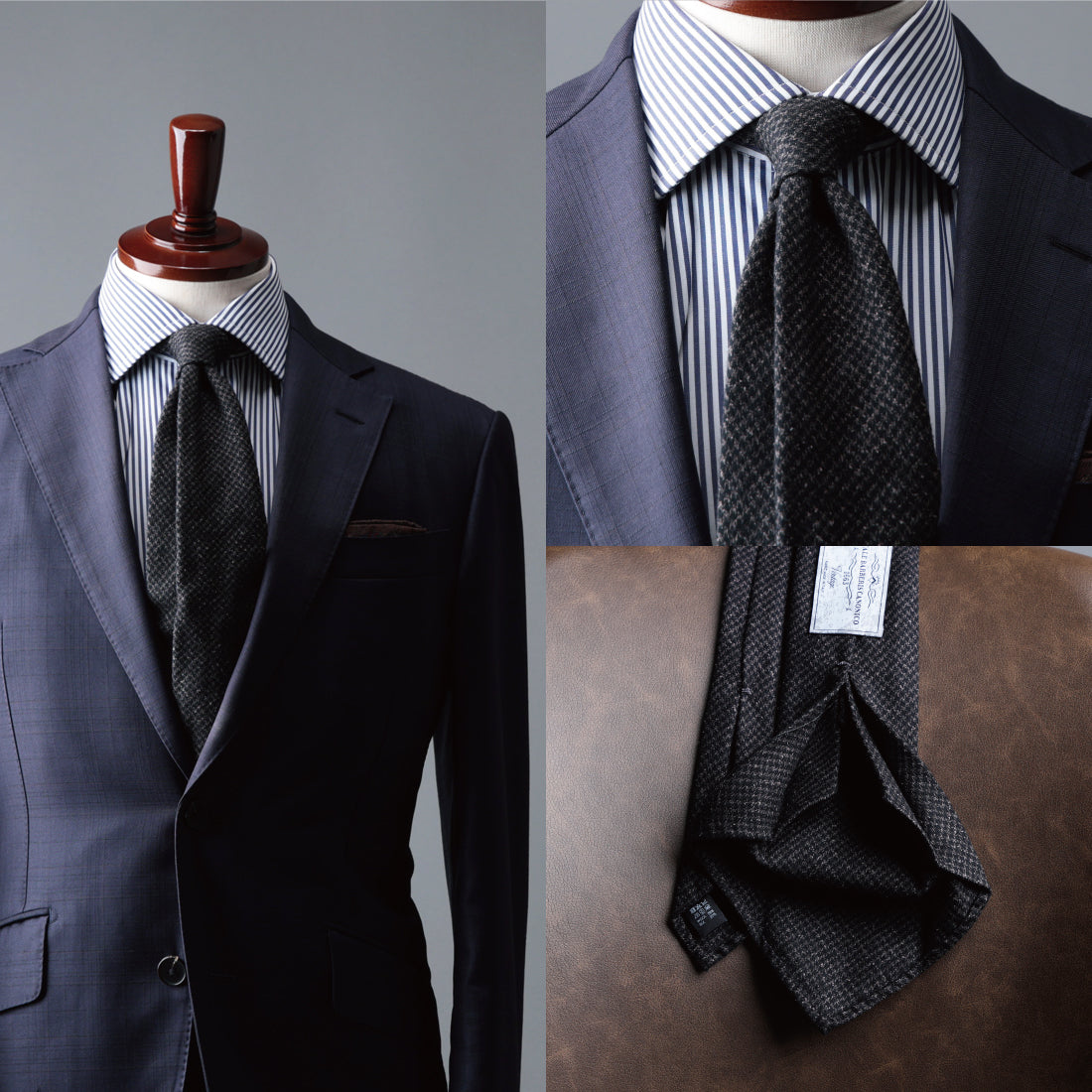 ウール シルク セッテピエゲ CANONICO