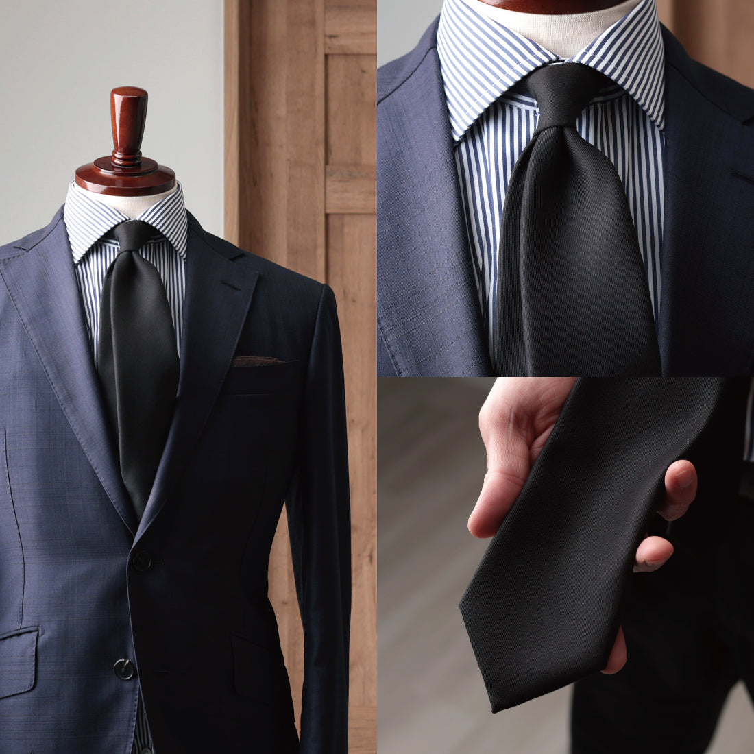 DORMEUIL SACKVILLE STREET ウール ソリッド 2colors
