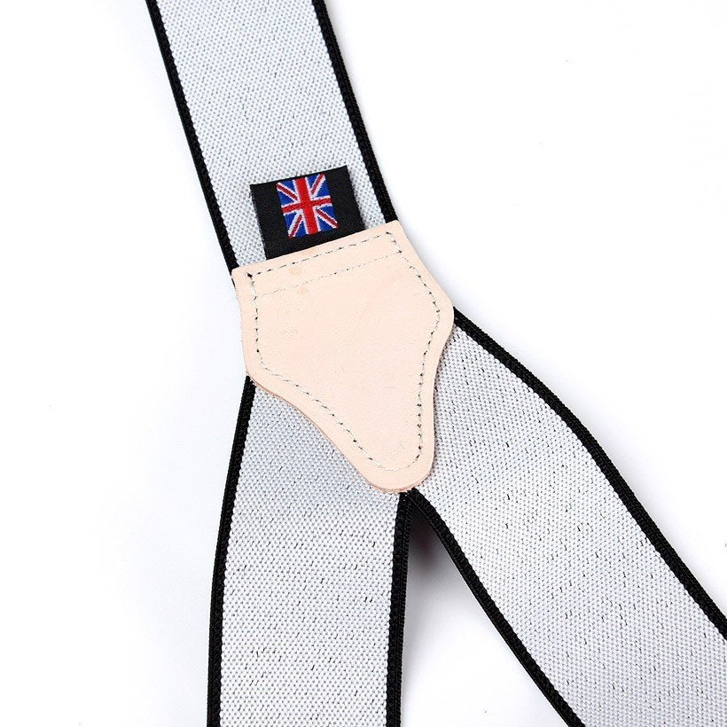 サスペンダー アルバートサーストン 英国製 35mm ネイビー