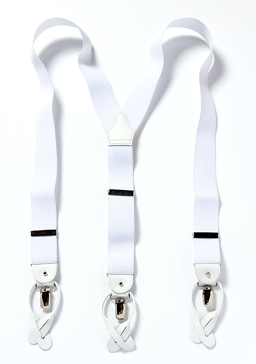 サスペンダー アルバートサーストン 英国製 35mm ホワイト