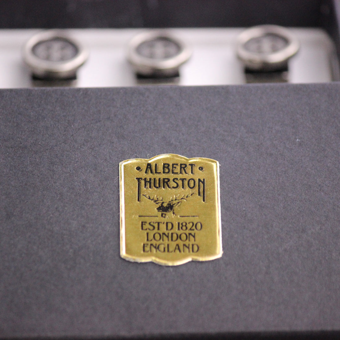 クリップオンボタン アルバートサーストン 英国製