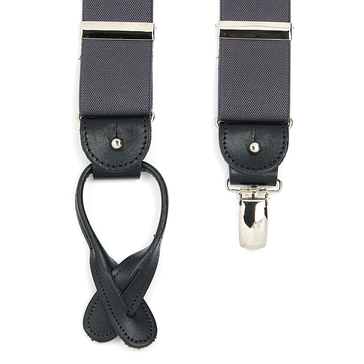 サスペンダー アルバートサーストン 英国製 35mm ダークグレー